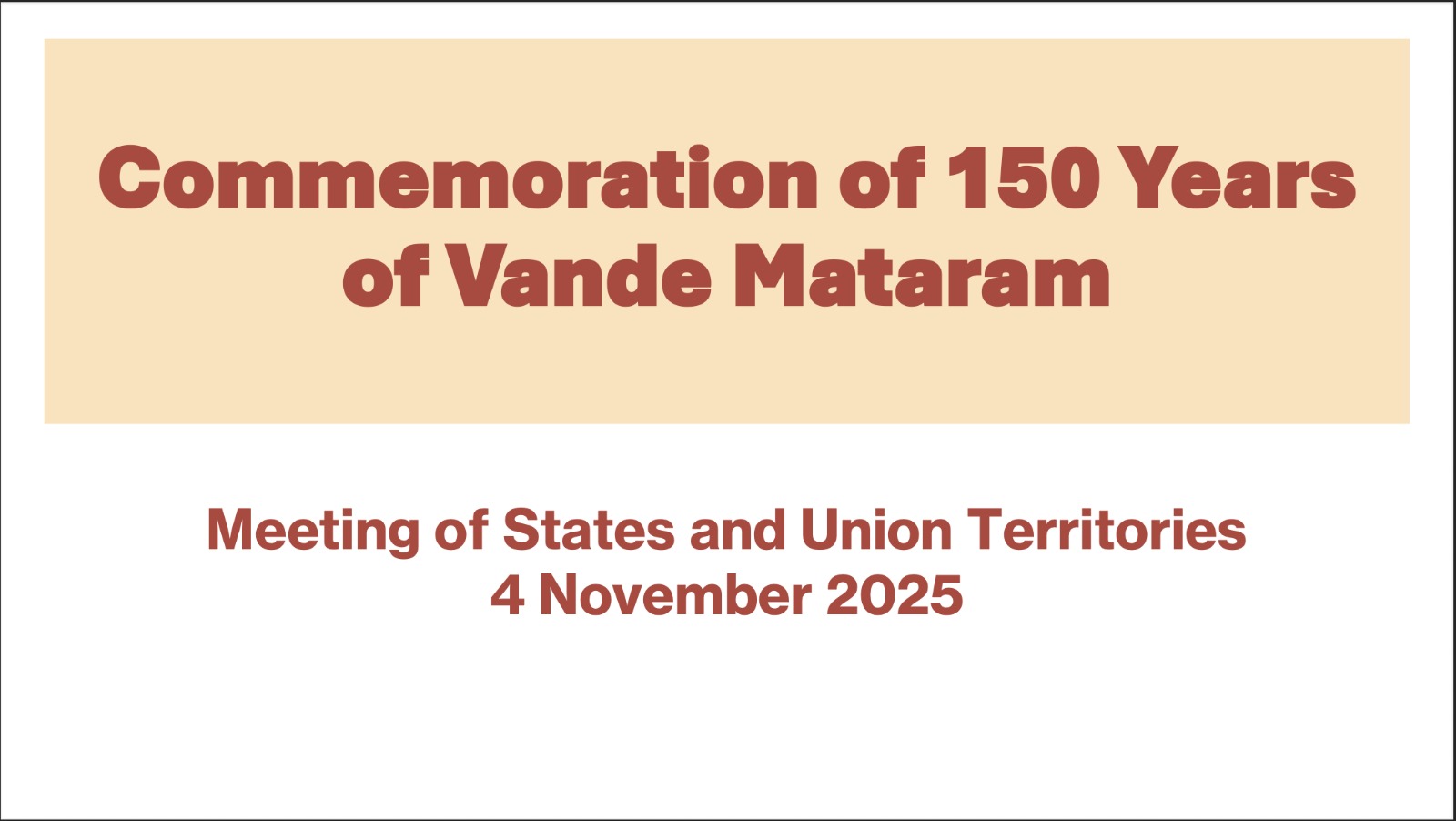 State Briefing Presentation 4th November
